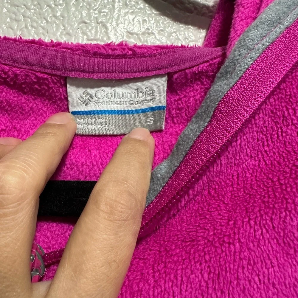 Columbia vintage Y2K Vibrant Pink Zip-Up Jacket - Picture 7 of 9